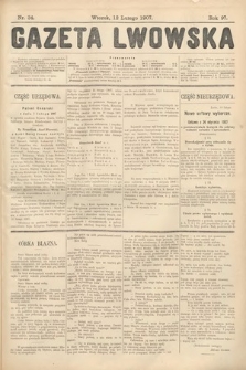 Gazeta Lwowska. 1907, nr 34