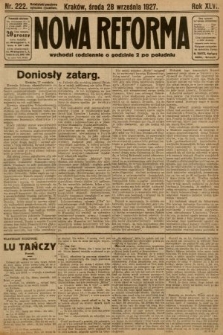Nowa Reforma. 1927, nr 222