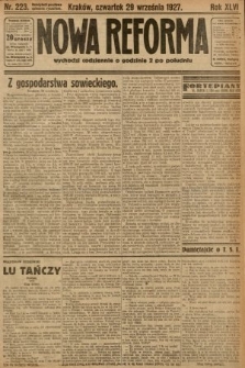 Nowa Reforma. 1927, nr 223