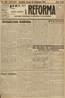 Nowa Reforma. 1927, nr 262