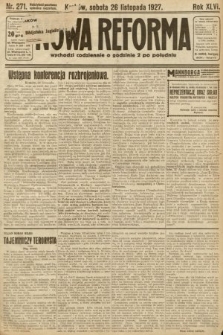 Nowa Reforma. 1927, nr 271