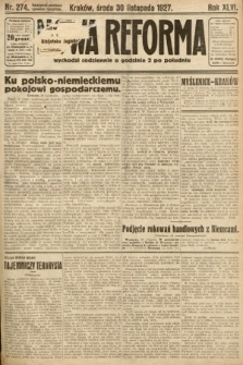 Nowa Reforma. 1927, nr 274