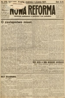 Nowa Reforma. 1927, nr 278
