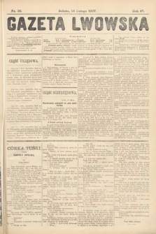 Gazeta Lwowska. 1907, nr 38