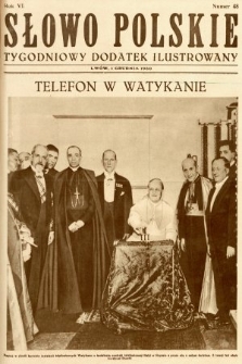 Słowo Polskie : tygodniowy dodatek ilustrowany. 1930, nr 48