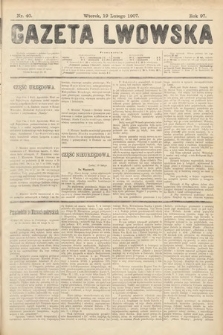 Gazeta Lwowska. 1907, nr 40