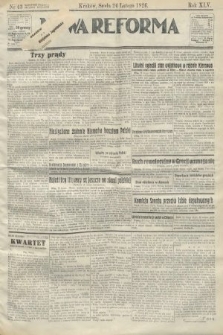 Nowa Reforma. 1926, nr 43