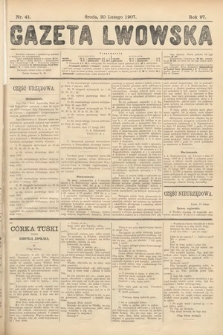 Gazeta Lwowska. 1907, nr 41