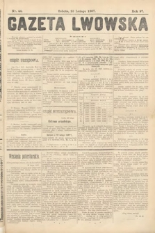 Gazeta Lwowska. 1907, nr 44