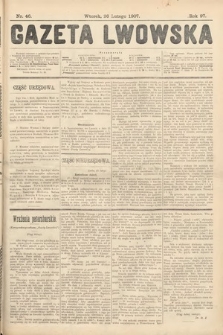 Gazeta Lwowska. 1907, nr 46