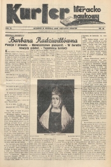 Kurjer Literacko-Naukowy. 1935, nr 36