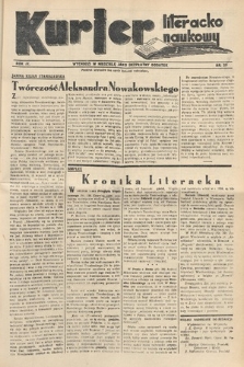 Kurjer Literacko-Naukowy. 1935, nr 39