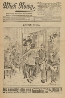 Wiek Nowy : popularny dziennik ilustrowany. 1911, nr 3057