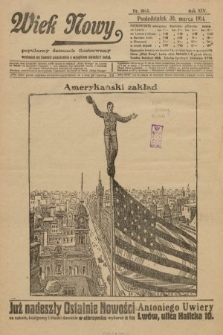 Wiek Nowy : popularny dziennik ilustrowany. 1914, nr 3813
