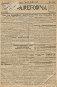 Nowa Reforma. 1926, nr 299