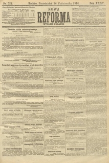 Nowa Reforma (wydanie poranne). 1916, nr 521