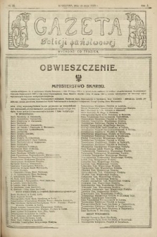 Gazeta Policji Państwowej. 1920, nr 20