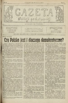 Gazeta Policji Państwowej. 1920, nr 39