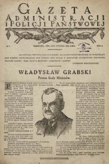 Gazeta Administracji i Policji Państwowej. 1924, nr 1