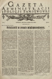Gazeta Administracji i Policji Państwowej. 1924, nr 8