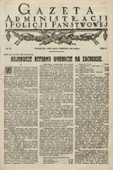 Gazeta Administracji i Policji Państwowej. 1924, nr 17