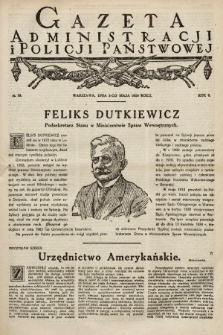 Gazeta Administracji i Policji Państwowej. 1924, nr 18