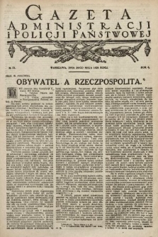 Gazeta Administracji i Policji Państwowej. 1924, nr 21