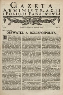 Gazeta Administracji i Policji Państwowej. 1924, nr 22