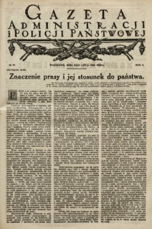 Gazeta Administracji i Policji Państwowej. 1924, nr 27