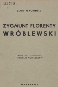 Zygmunt Florenty Wróblewski
