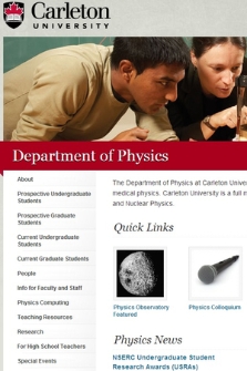 Department of Physics Carleton University