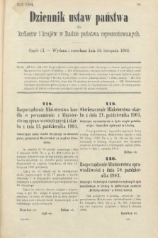 Dziennik Ustaw Państwa dla Królestw i Krajów w Radzie Państwa Reprezentowanych. 1903, cz. 101