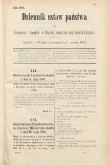 Dziennik Ustaw Państwa dla Królestw i Krajów w Radzie Państwa Reprezentowanych. 1906, cz. 50