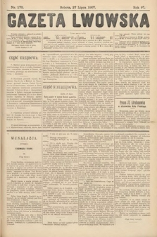 Gazeta Lwowska. 1907, nr 170