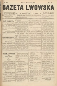Gazeta Lwowska. 1907, nr 187
