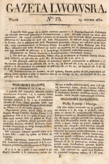 Gazeta Lwowska. 1832, nr 73