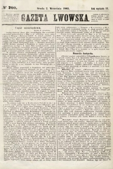 Gazeta Lwowska. 1863, nr 200