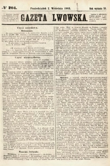 Gazeta Lwowska. 1863, nr 204