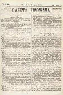 Gazeta Lwowska. 1863, nr 210