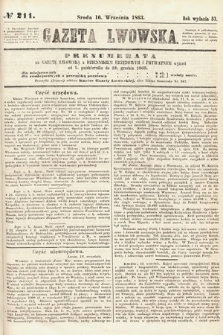 Gazeta Lwowska. 1863, nr 211