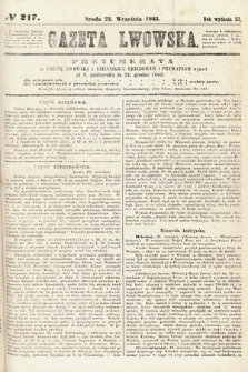 Gazeta Lwowska. 1863, nr 217