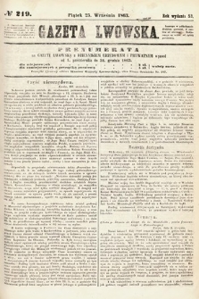 Gazeta Lwowska. 1863, nr 219