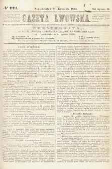 Gazeta Lwowska. 1863, nr 221