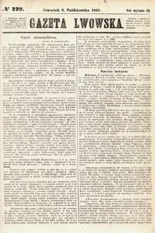 Gazeta Lwowska. 1863, nr 229