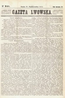 Gazeta Lwowska. 1863, nr 240