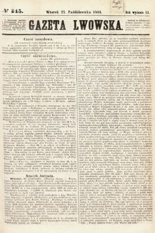 Gazeta Lwowska. 1863, nr 245