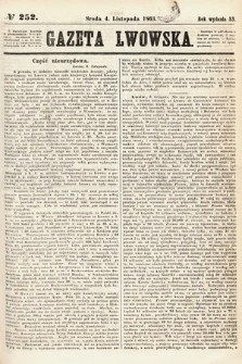 Gazeta Lwowska. 1863, nr 252