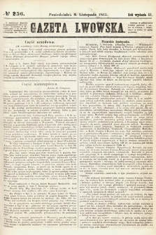 Gazeta Lwowska. 1863, nr 256
