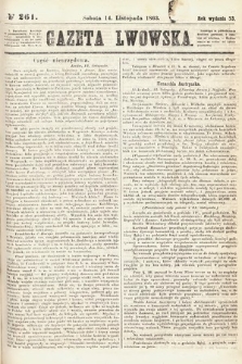 Gazeta Lwowska. 1863, nr 261