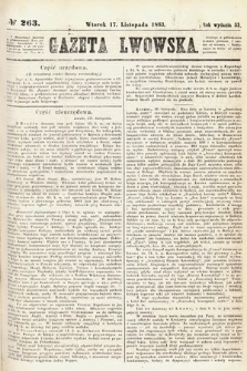 Gazeta Lwowska. 1863, nr 263
